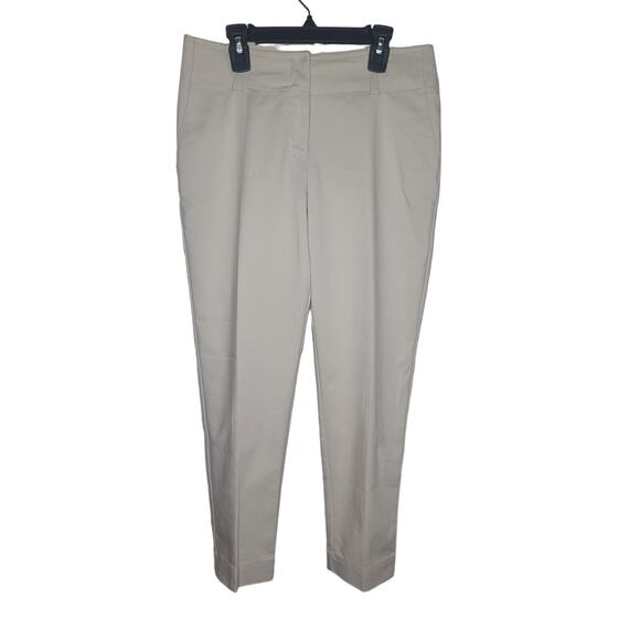 Prologue light cream cotton blend career dress pants - 2 - Picture 1 of 5